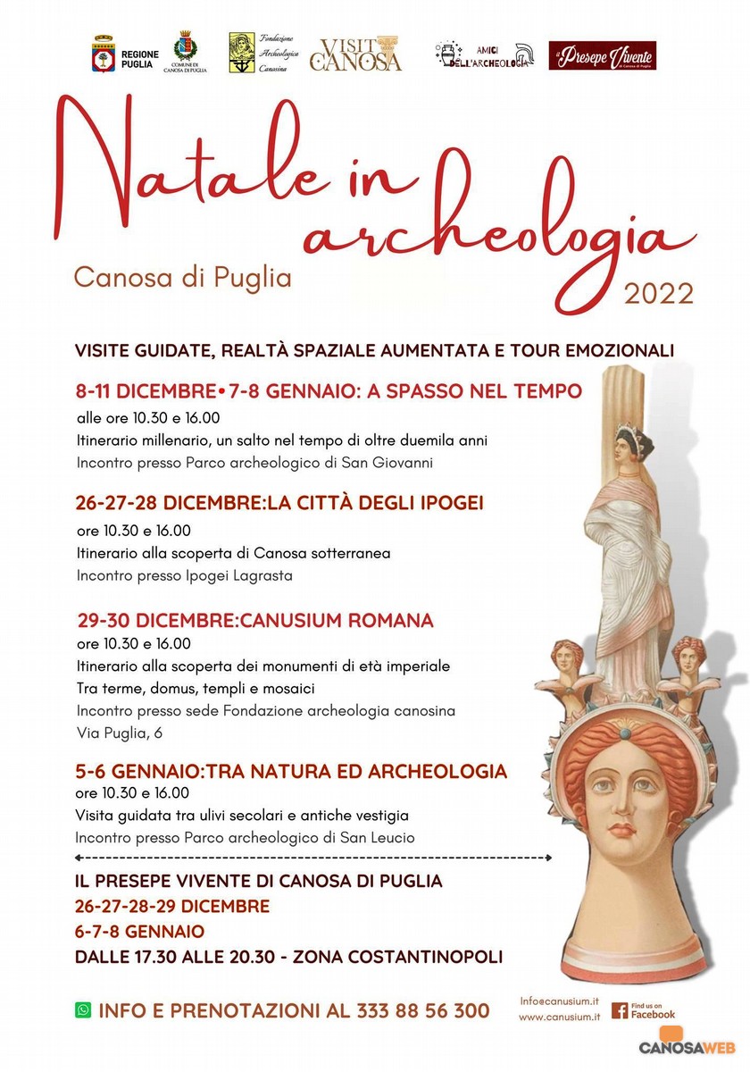 Canosa: "Natale in Archeologia” 2022