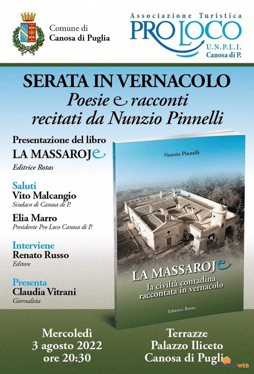 “La Massaroje-La civiltà contadina raccontata in vernacolo"  Nunzio Pinnelli