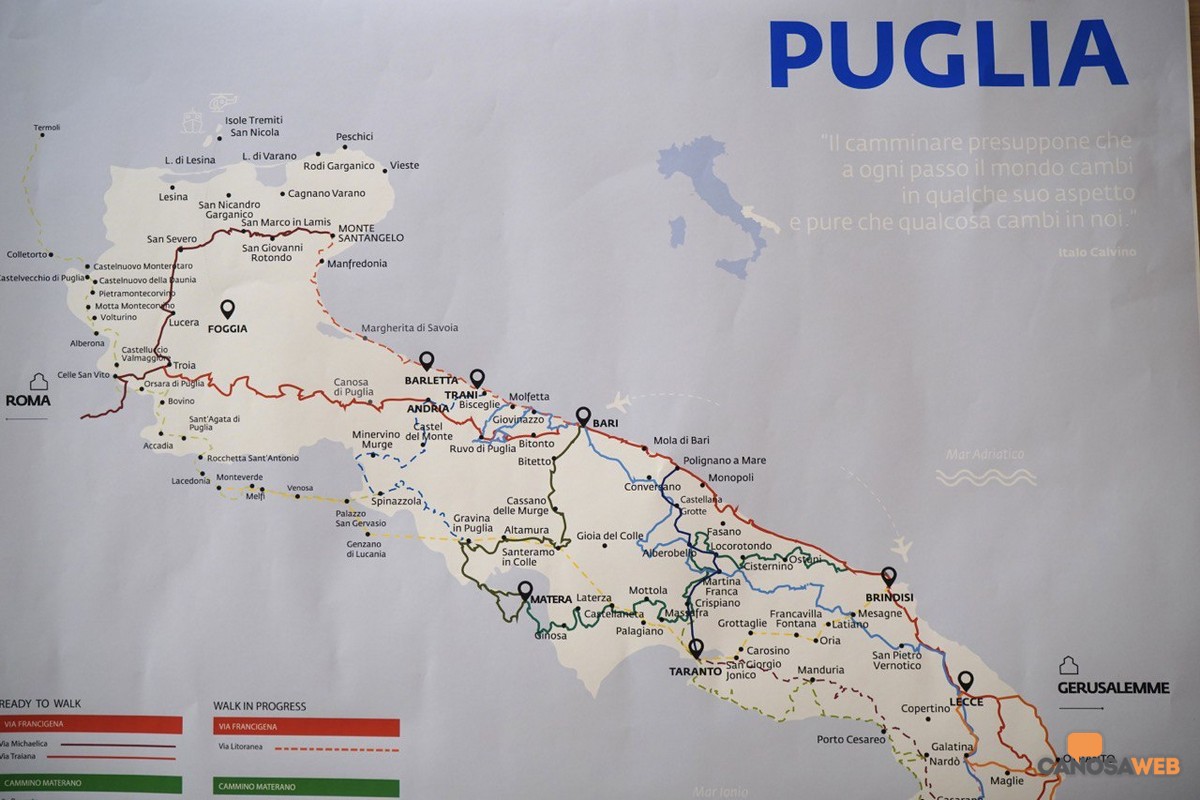 Il sistema integrato dei Cammini di Puglia