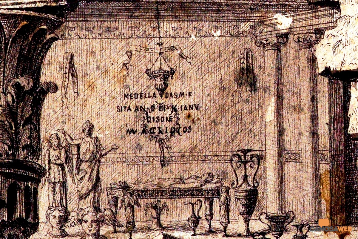 Tomba Medella da pergamena del Barboni