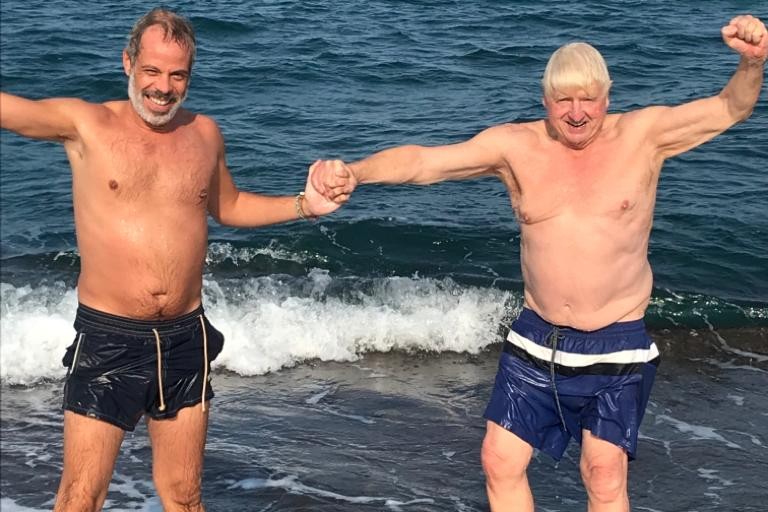 Hugo Campbell Davis e Stanley Johnson a Savelletri