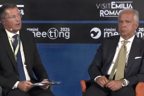 Il ministro dell’Interno Matteo Piantedosi al Meeting di Rimini