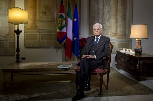 Il Presidente della Repubblica Sergio Mattarella