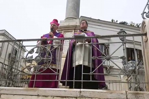 Mons.Luigi Mansi e Don Carmine Catalano