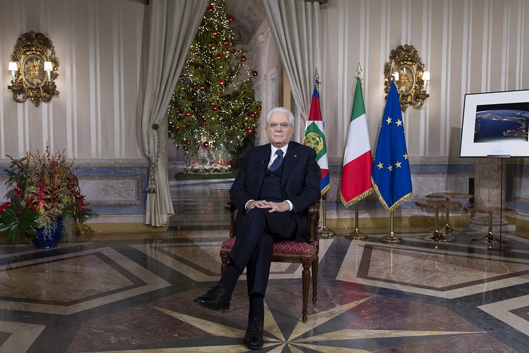Il  presidente della Repubblica, Sergio Mattarella