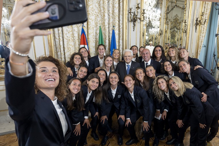 Mattarella Nazionale Calcio Donne