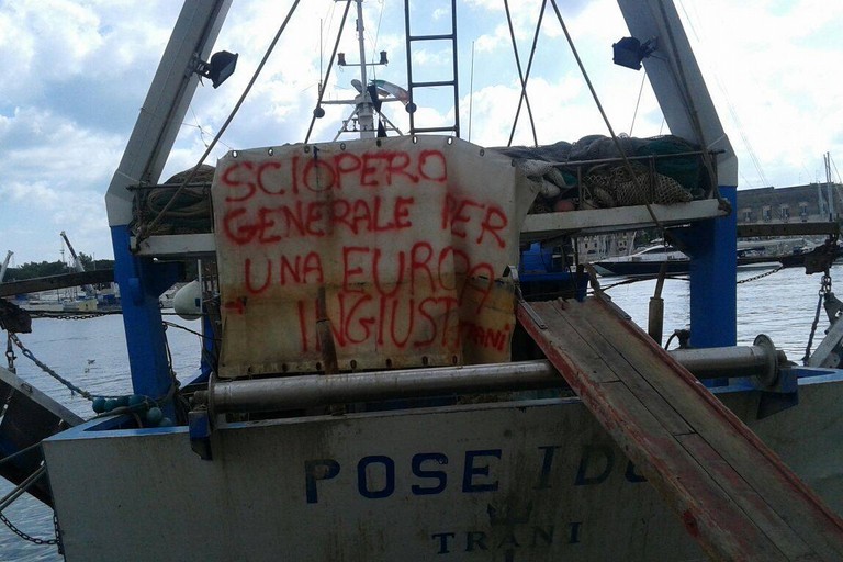 Pescatori in protesta