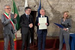 Il dottor Giuseppe Dibattista, Cavaliere al Merito della Repubblica Italiana