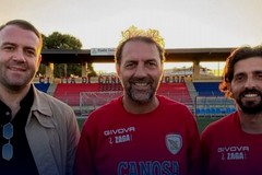Canosa Calcio-Virtus Mola, prima gara sotto i riflettori