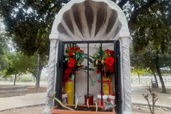Canosa: Sparita la statua della Madonnina al Parco Regina della Pace