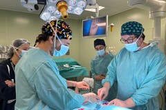 Primo taglio cesareo in collaborazione tra UOC di Ginecologia e Ostetricia e la Unità operativa di Angiografia interventistica