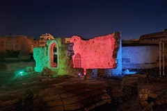 Canosa: Il Battistero di San Giovanni  s’illumina con i colori delle Malattie Rare