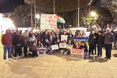 Bandiere della Pace  per dire no al Genocidio del popolo palestinese