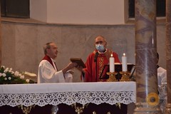 Mons. Giovanni Massaro alla celebrazione liturgica dell'Esaltazione della Croce