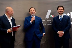 Il  presidente nazionale della FIDAL, Stefano Mei al Galà dell'Atletica Pugliese