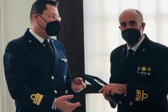 Il  Contrammiraglio Vincenzo Leone  visita la Capitaneria di Porto-Guardia Costiera di Barletta