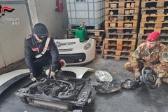 Auto cannibalizzate : denunciata una persona