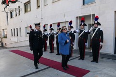 Il Prefetto Riflesso in visita al Comando Provinciale dei Carabinieri