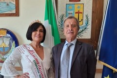 Carmelinda Lombardi accolta dal sindaco di Santa Marinella