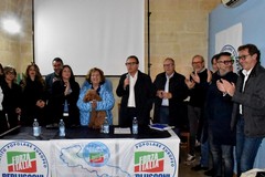 Canosa: Il senatore Dario  Damiani all'inaugurazione della sede cittadina di Forza Italia