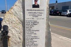 Giovinazzo :  In memoria di Fedele Marrano, guardiamarina scomparso tragicamente nella sciagura del Monte Serra
