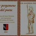 Presentazione dell'opera artistica “Le Pergamene del Poeta”.