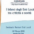 I bilanci degli Enti Locali tra criticità e novità