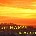 We are happy.........from Canosa