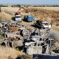 Auto cannibalizzate: rinvenuto  "il cimitero " a Borgo Mezzanone