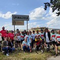 A Spinazzola i ciclisti dell’Associazione Siti Storici Grimaldi di Monaco