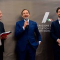 Il  presidente nazionale della FIDAL, Stefano Mei al Galà dell'Atletica Pugliese