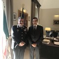 Il Prefetto  Dario Sensi incontra il Generale di Brigata Alfonso Manzo