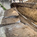 Canosa: Lavori di rifacimento del muro di via Falcone