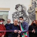 Canosa: Lino Banfi all' inaugurazione  del “MURALES 3.0”