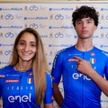 #WEAREINPUGLIA sulla maglia azzurra della Nazionale Italiana ciclismo