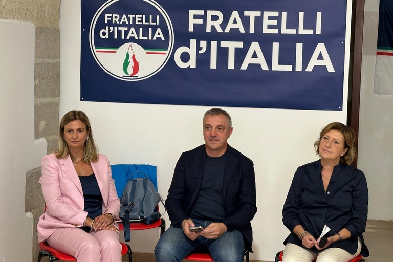 On. Matera, On. Ventola e consigliera Spina di Fdi