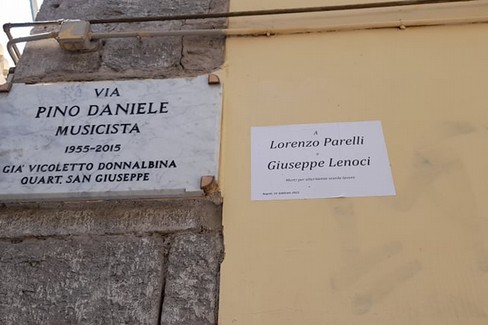 Napoli:  A Lorenzo  Parella e Giuseppe Lenoci