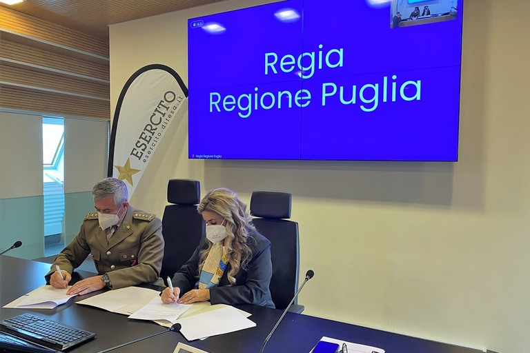 Accordo tra Esercito e Regione Puglia