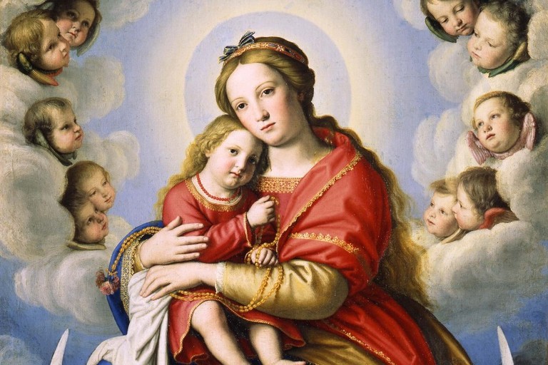 Madonna  con Bambino del Sassoferrato