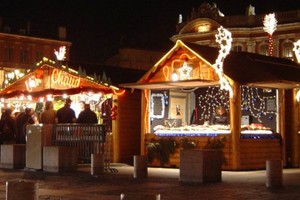 Natale casette in legno