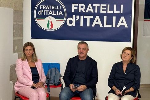 On. Matera, On. Ventola e consigliera Spina di Fdi