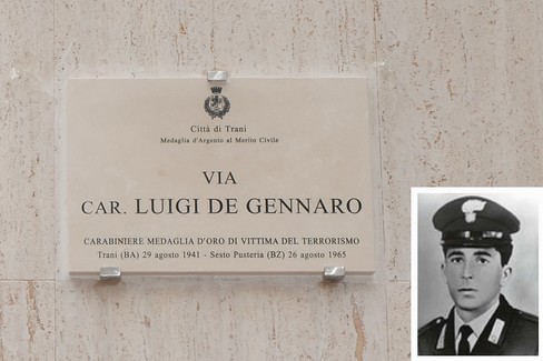 Carabiniere Luigi DE GENNARO, vittima del terrorismo