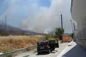 Incendio Canosa