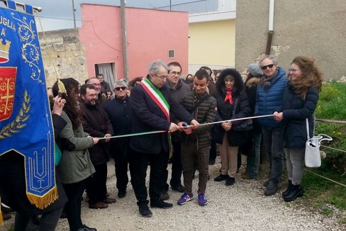 Pietra Caduta - Inaugurazione