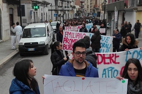 Manifestazione degli studenti