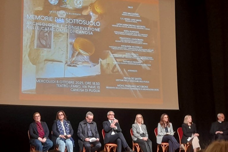 Presentazione campagna di scavi nelle catacombe cristiane
