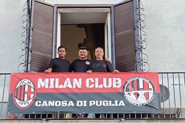Serginho e Brocchi al Milan Club Canosa di Puglia