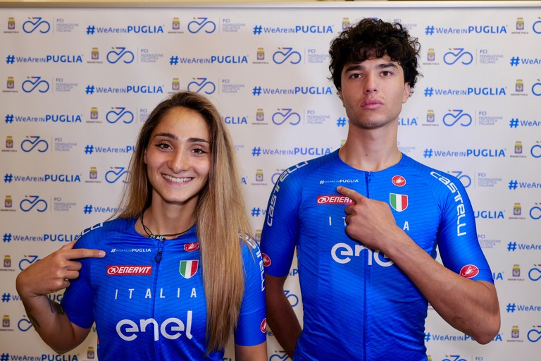 Maglia azzurra  Nazionale Italiana ciclismo